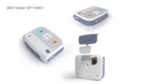 XFT-120C+ Classic AED trainer with multiple language